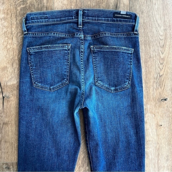 Citizen of Humanity Rocket High Rise Dark Wash Denim Skinny Jeans Size 27 - Picture 9 of 16